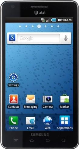 Samsung i997 Infuse 4G Actual Size Image