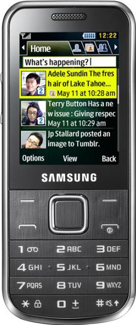 Samsung Metro C3530 Actual Size Image