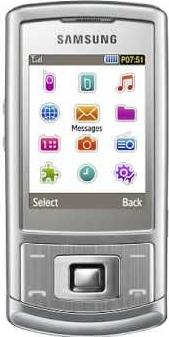 Samsung Metro S3500 Actual Size Image