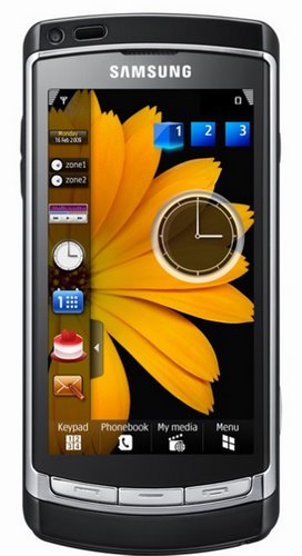 Samsung Omnia HD Actual Size Image