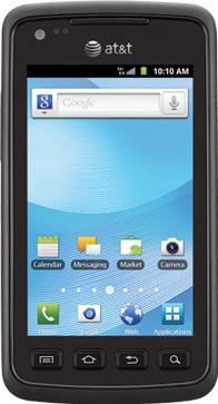 Samsung Rugby Smart I847 Actual Size Image