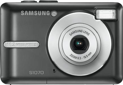 Samsung S1070 digital camera Actual Size Image