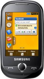 Samsung S3650 Corby Actual Size Image