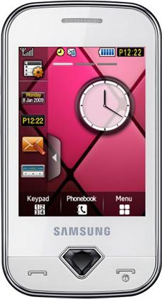 Samsung S7070 Diva Actual Size Image