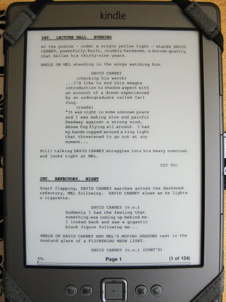 screenplay on kindle Actual Size Image