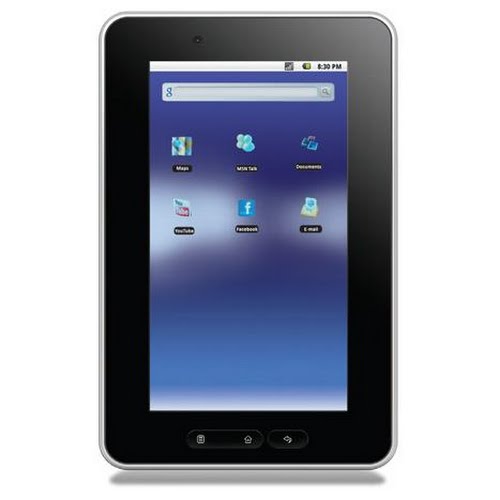 Scroll 7&quot; 2GB Android 2.1 Tablet Actual Size Image