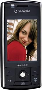 Sharp 880SH Actual Size Image