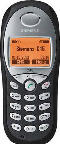 Siemens C45 Actual Size Image