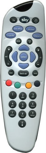 sky remote Actual Size Image