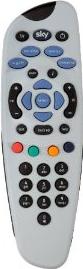 Sky TV remote Actual Size Image