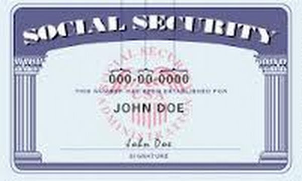 Social Security Card Size