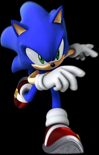 Sonic the hedgehog Actual Size Image