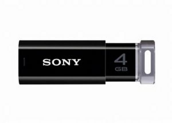 Sony 4GB Flash Drive Actual Size Image