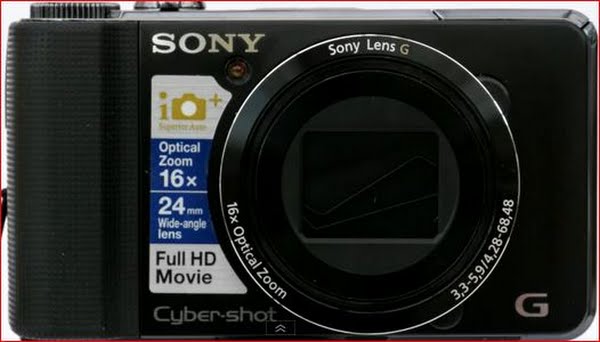 Sony DSC-HX9V Actual Size Image
