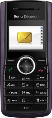 Sony Ericsson J110 Actual Size Image