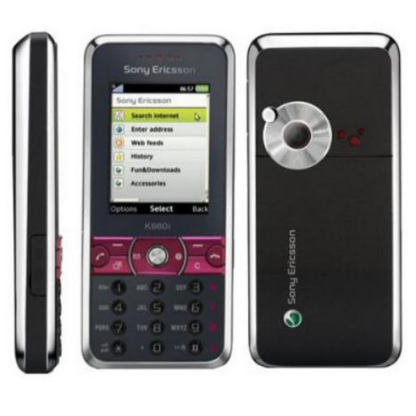 sony ericsson k660i Actual Size Image