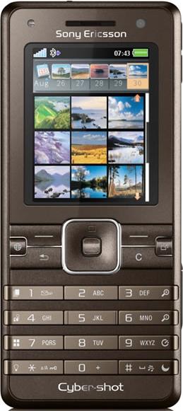 Sony Ericsson K770 (2) Actual Size Image