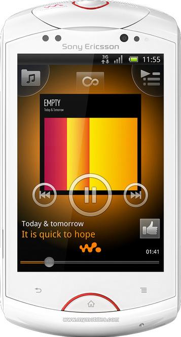 Sony Ericsson Live with Walkman WT19i Actual Size Image