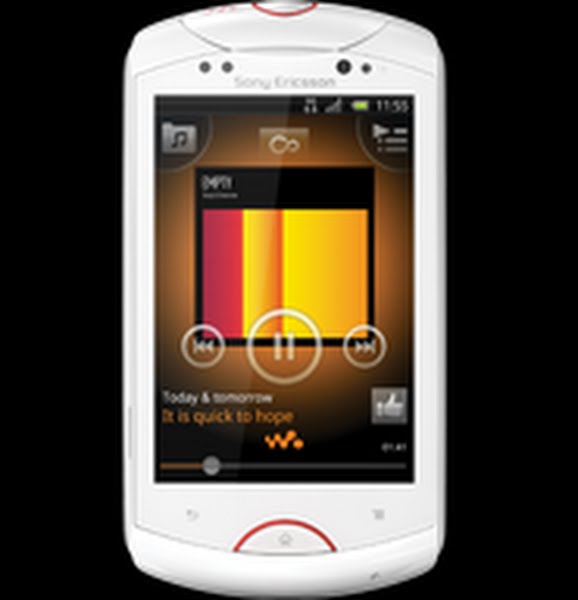 Sony Ericsson Live with Walkman pictures Actual Size Image