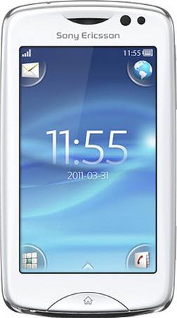 Sony Ericsson Txt Pro CK15i Actual Size Image