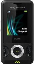 Sony Ericsson W250 Walkman Actual Size Image