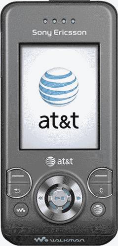 Sony Ericsson W580i Gray Phone (AT&amp;T) Actual Size Image