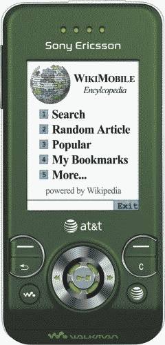 Sony Ericsson W580i Jungle Green Phone (AT&amp;T) Actual Size Image