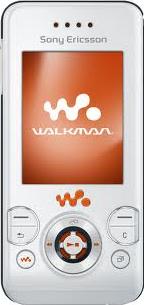 Sony Ericsson W590i Actual Size Image