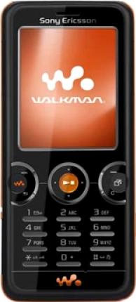 Sony Ericsson W610 Actual Size Image