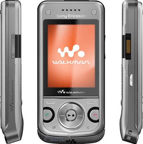 Sony Ericsson W760i gray Actual Size Image