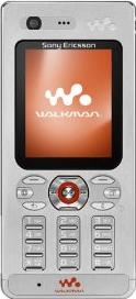Sony Ericsson W880i Actual Size Image