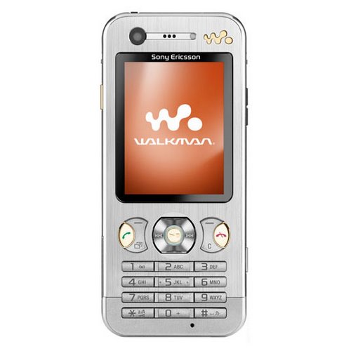 Sony Ericsson W890i Actual Size Image