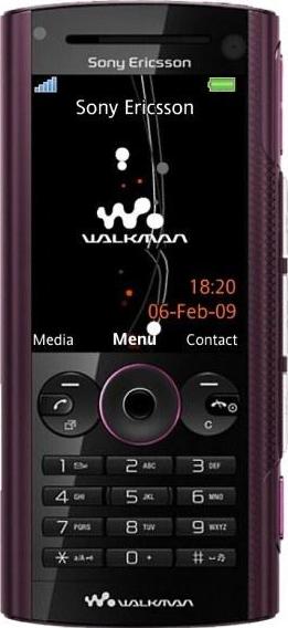 Sony Ericsson W902 Actual Size Image