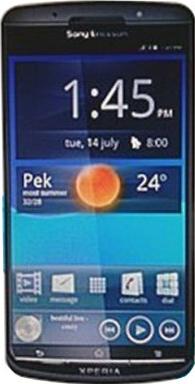 Sony Ericsson Xperia Duo Actual Size Image