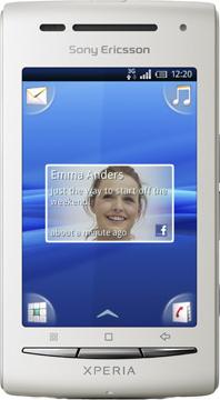 Sony Ericsson XPERIA X8 Actual Size Image
