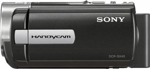 Sony Handycam DCR-SX45 Actual Size Image