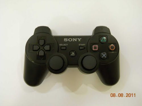 sony ps3 dual shock controller Actual Size Image