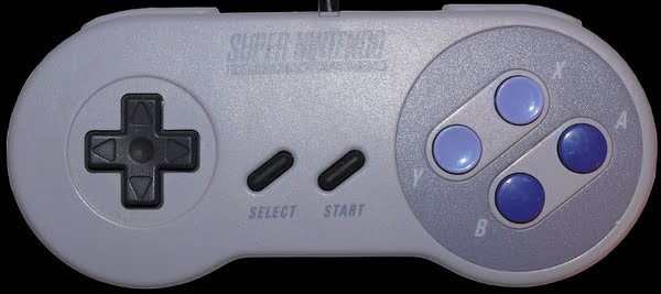 Super Nintendo Controller Actual Size Image