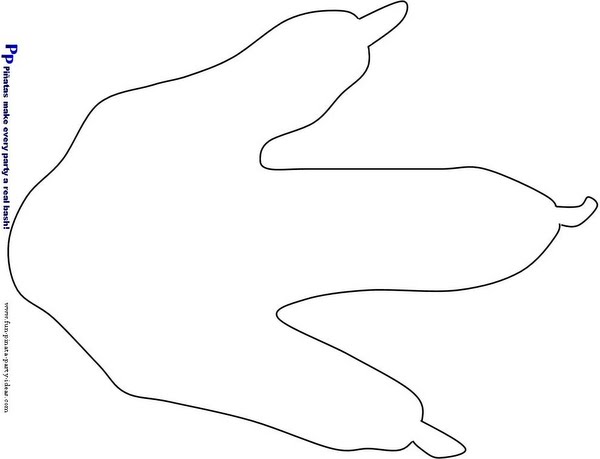 T Rex Footprint Template