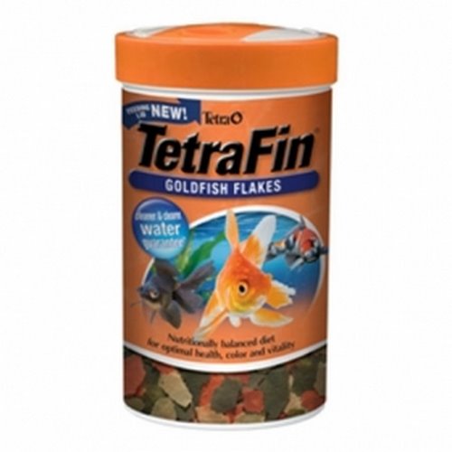 Tetrafin Goldfish Flakes Actual Size Image