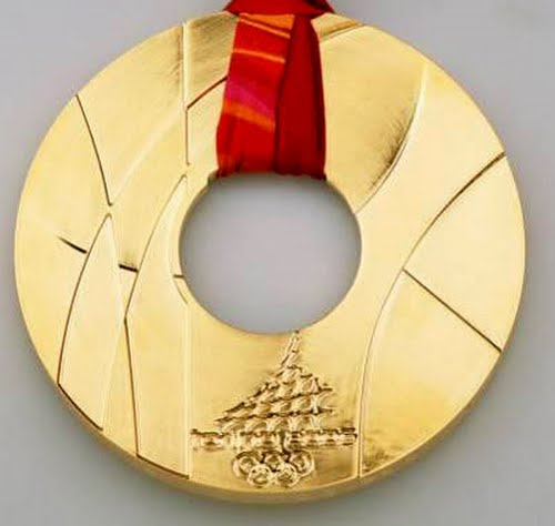 Torino Olympic Medal Actual Size Image