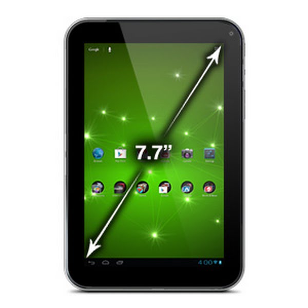 Toshiba Excite 7.7 AT275-T16 Actual Size Image