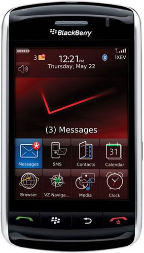 Verizon Blackberry Storm Actual Size Image