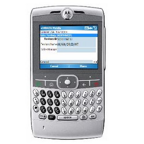 Verizon Motorola Q Actual Size Image