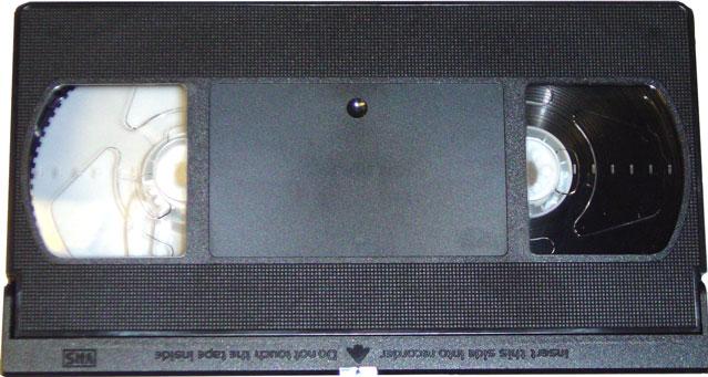 VHS Tape Actual Size Image