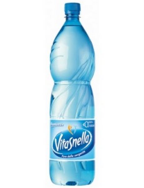 Vitasnella Water Bottle Actual Size Image