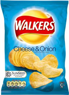 Walkers crisps packet Actual Size Image