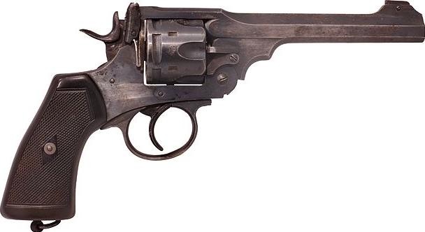Webley Revolver Actual Size Image