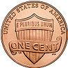 Wheat penny Actual Size Image