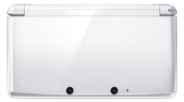 White Nintendo 3DS Actual Size Image